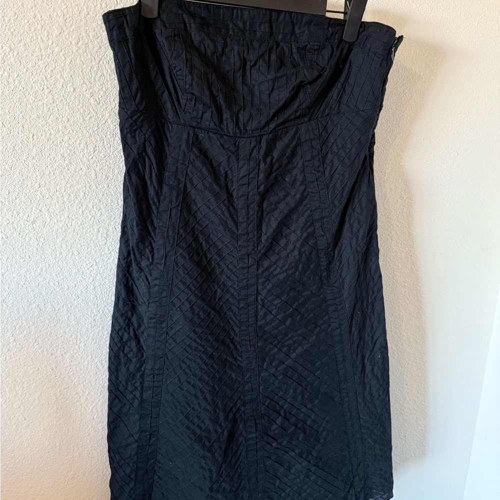 Gap Elegant Black Strapless Dress